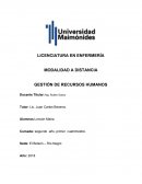 GESTIÓN DE RECURSOS HUMANOS