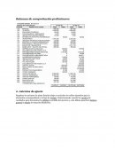 Balanzas de comprobación preliminares