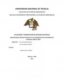 EVALUACIÓN Y CONSERVACIÓN DE RECURSOS NATURALES