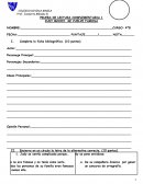 PRUEBA DE LECTURA COMPLEMENTARIA 1 JUDY MOODY, SE VUELVE FAMOSA