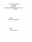 INFORME “ANÁLISIS DE ELASTICIDAD DE LA OFERTA Y LA DEMANDA”