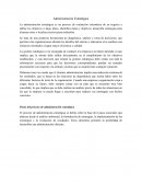 Proceso de administración estratégica