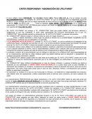 CARTA RESPONSIVA “ASIGNACIÓN DE UTILITARIO”