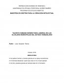 TALENTO HUMANO IDÓNEO PARA LABORAL EN LAS ALCALDÍAS MUNICIPALES DEL ESTADO VENEZOLANO