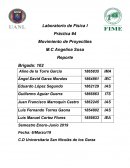 Laboratorio de Física I Práctica #4 Movimiento de Proyectiles