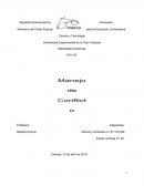 Manejo de conflictos. Fases para el manejo de conflicto