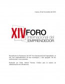 Foro Internacional del Emprendedor