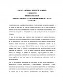 SABERES PREVIOS DE LA PRIMERA INFANCIA - TEXTO COLECTIVO