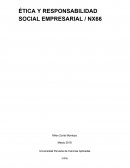 ÉTICA Y RESPONSABILIDAD SOCIAL EMPRESARIAL / NX66