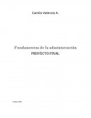 Fundamentos de la administración Proyecto final Análisis FODA