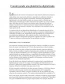 Construyendo una plataforma digitalizada