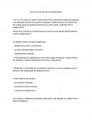 Acto 9 de Julio Día de la Independencia