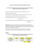 CALCULO DEL COSTO DE MANO DE OBRA CON PERSONAL DE PLANTA