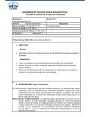 TÍTULO DE LA PRÁCTICA: ENLACES QUÍMICOS