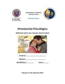 Reflexión sobre una relación afectiva ideal. Página 1
