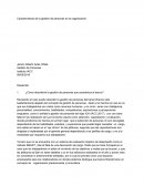 Características de la gestión de personas en la organización
