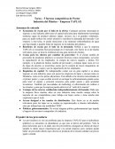 Tarea – 5 fuerzas competitivas de Porter. Industria del Plástico – Empresa TAPLAX