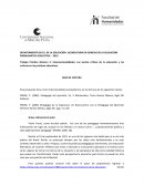 Trabajo Práctico Número 2: Interseccionalidades. Las teorías críticas de la educación y las culturas en las prácticas educativas