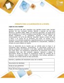 FORMATO PARA LA ELABORACIÓN DE LA RESEÑA