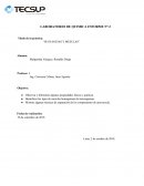 LABORATORIO DE QUIMICA INFORME N°.2 “SUSTANCIAS Y MEZCLAS”