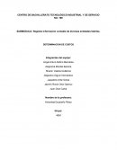 Determinacion de Costos de Una Empresa