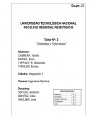 Taller Unidades y soluciones. Nomenclatura