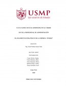 PLANEAMIENTO ESTRATÉGICO DE LA EMPRESA “TINDOG”