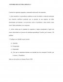 Control de lectura. Aprender Desaprender Reaprender