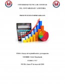 Ensayo de la planificación y presupuestos