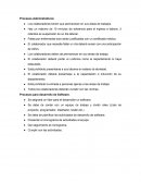 Procesos Administrativos en TI