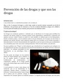 Que son las las drogas