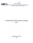 Análisis del contrato de suministro eléctrico del metro de santiago: Enfoque en la contabilidad de costos