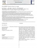 Cirugía ERAS Nutrición perioperatoria