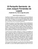 El Periquillo Sarniento de José Joaquín Fernández de Lizardi. Síntesis literaria capítulos IX y X