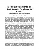 El Periquillo Sarniento de José Joaquín Fernández de Lizardi. Síntesis literaria capítulos IX y X