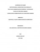 EVALUACIÓN DE LA GESTION DE RECURSOS HUMANOS
