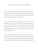 La importancia de las organizaciones en la sociedad
