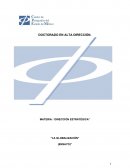 Dirección estratégica. La globalización