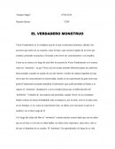 EL VERDADERO MONSTRUO. Frankenstein