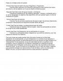 Fases del trabajo con grupo