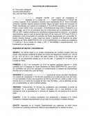 Modelo de Solicitud en Asuntos administrativos