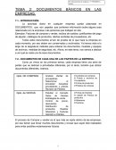 DOCUMENTOS BÁSICOS EN LAS EMPRESAS