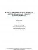 EL EFECTO DEL USO DE LAS REDES SOCIALES EN LOS ÁMBITOS LABORALES, PÚBLICOS Y PRIVADOS EN URUGUAY