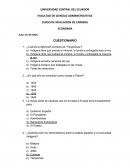 CUESTIONARIO DE ECONOMÍA