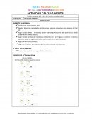 Actividad Calculo mental