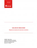 ANALISIS DE VIBRACIONES. Maqueta de sistema de trasmisión mecánica