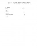 Uso columnas HPLC