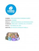 EVIDENCIA: DIRECCION Y CONTROL EN LA FAVORITA