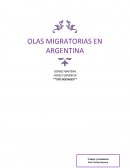 OLAS MIGRATORIAS EN ARGENTINA