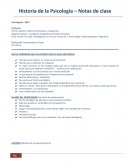 Historia de la Psicologia